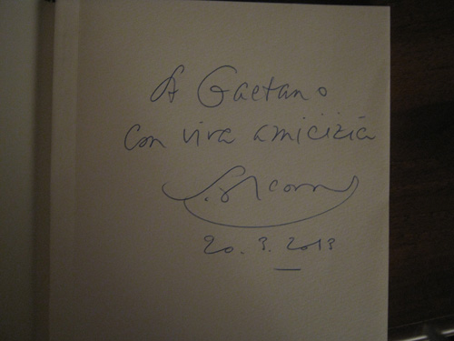 Autografo di Stephen Alcorn per Gaetano Cuffari